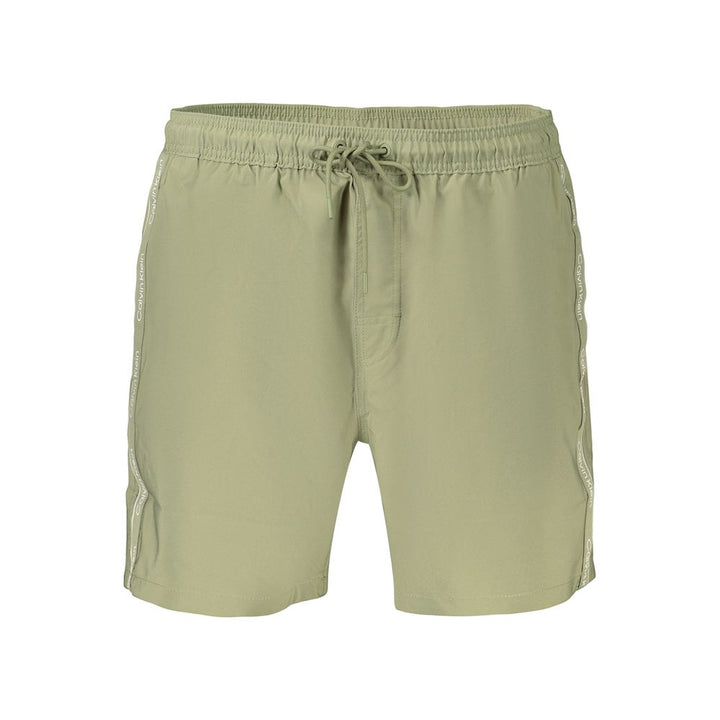 Calvin Klein Green Polyester Men’s Swim Short