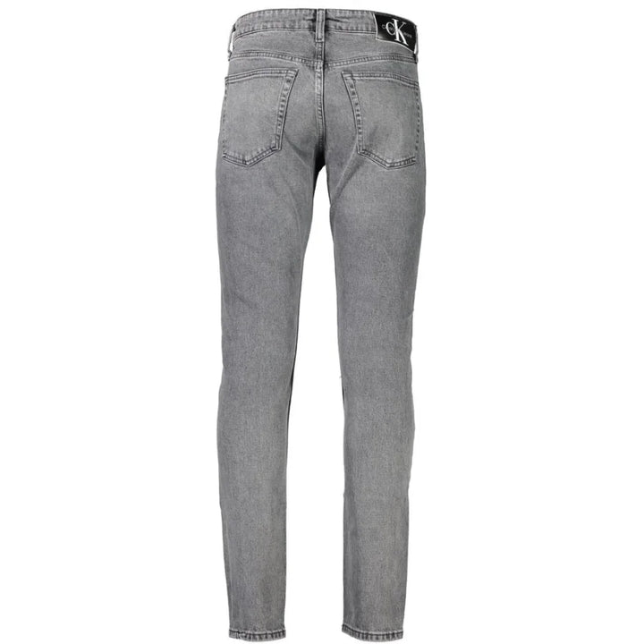 Calvin Klein Grigio Cotton Male Jean