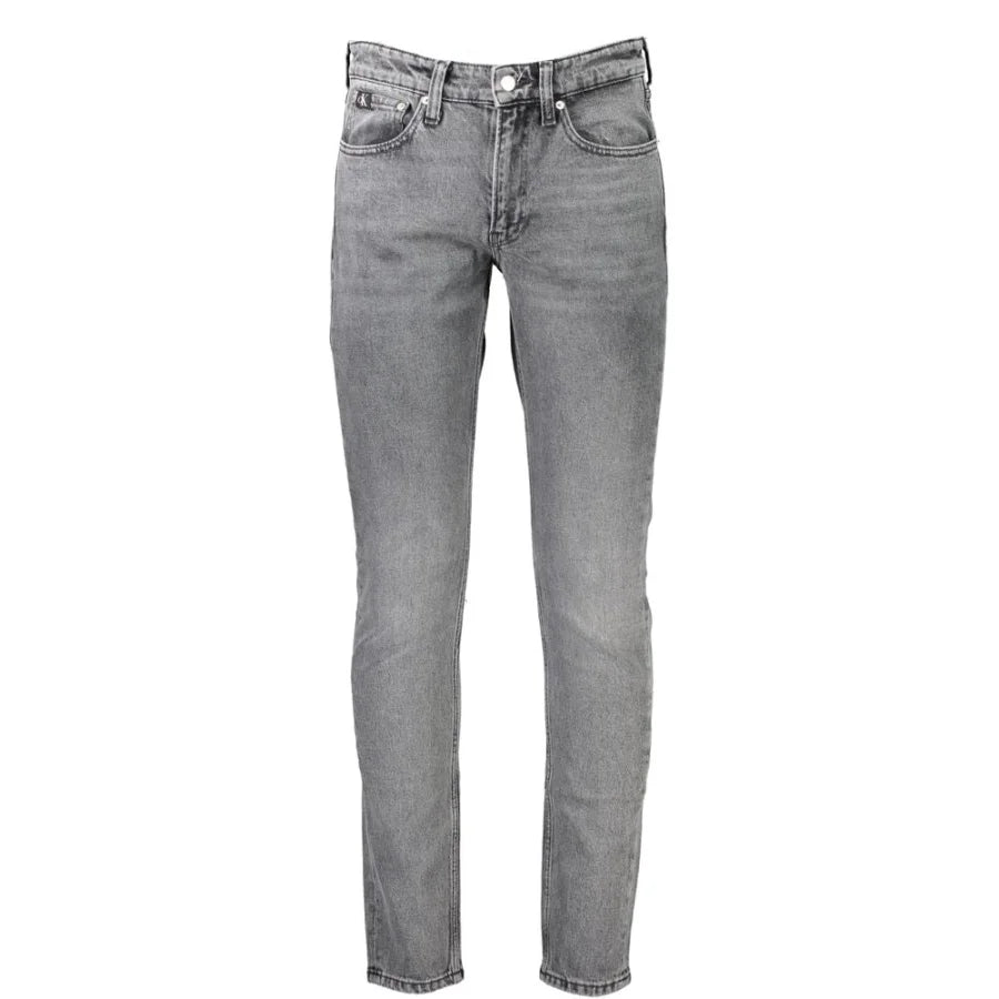 Calvin Klein Grigio Cotton Male Jean