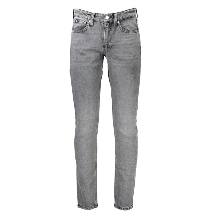 Calvin Klein Grigio Cotton Male Jean
