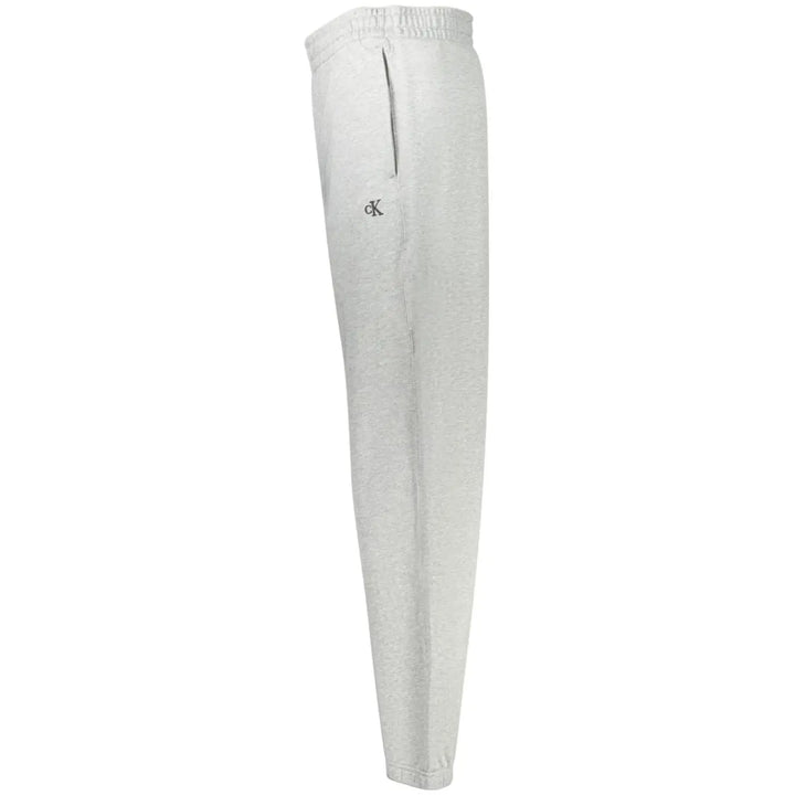 Calvin Klein Grigio Cotton Men Sport Trouser
