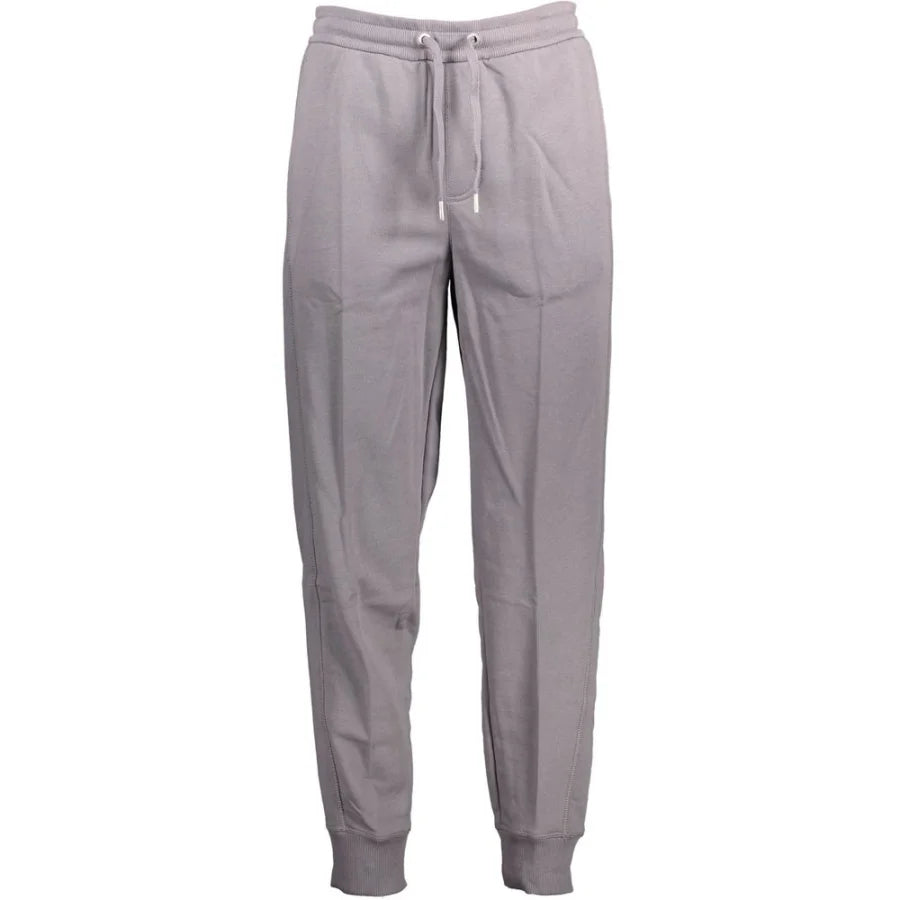 Calvin Klein Grigio Cotton Men Sport Trouser
