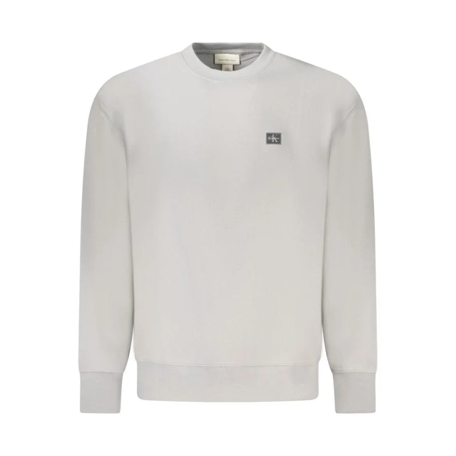 Calvin Klein ’Grigio Cotton Men Sweatshirt’