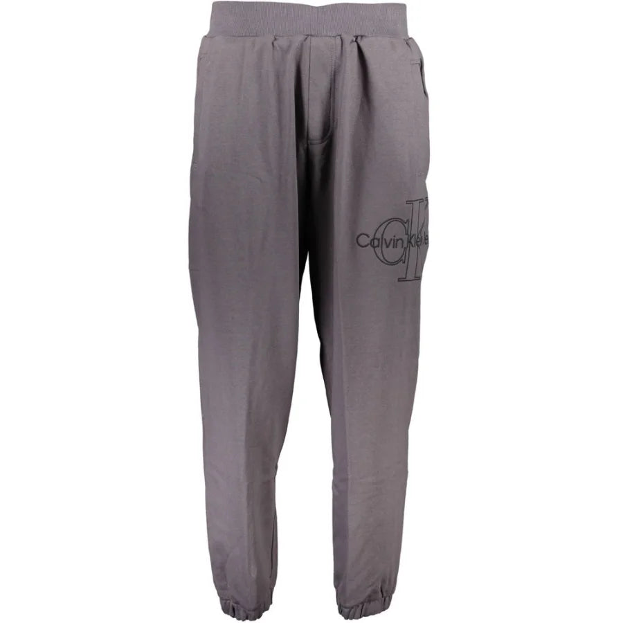 Calvin Klein Grigio Cotton Men’s Sweatpant
