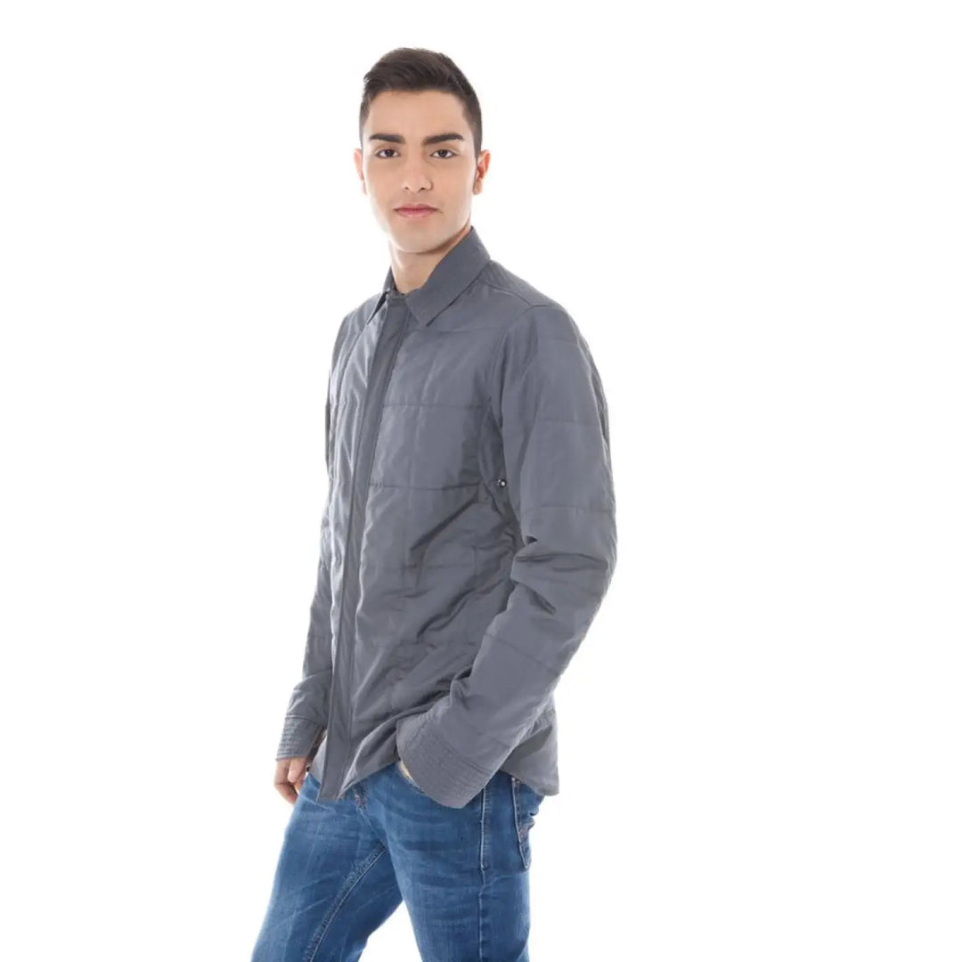 Calvin Klein Grigio Polyester Men’s Jacket