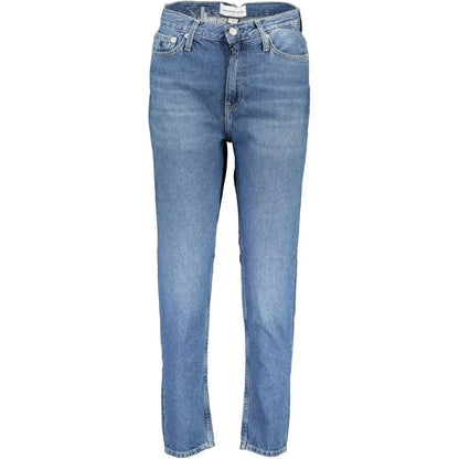 Calvin Klein High-Waist Jeans Chic Faded Denim for Effortless Style