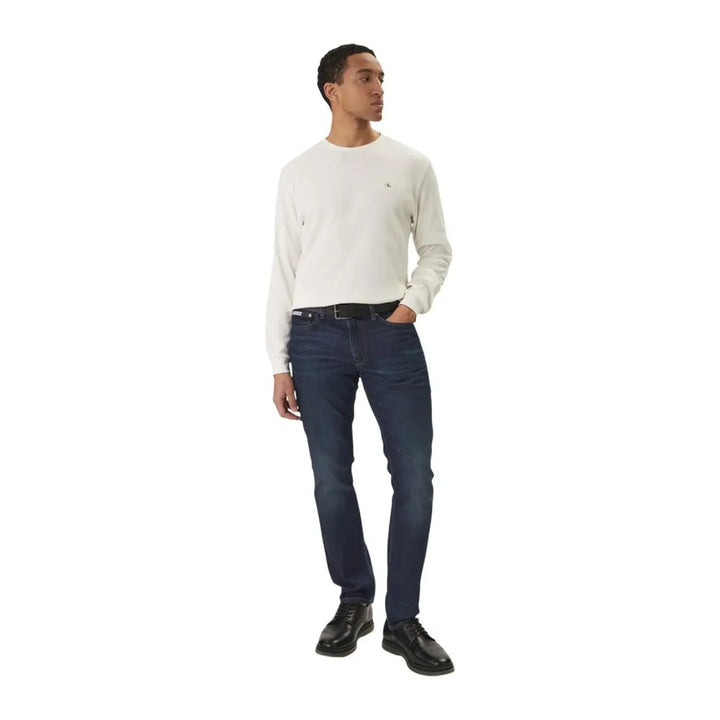 Calvin Klein Jeans Beige Cotton Long Sleeve T-shirt