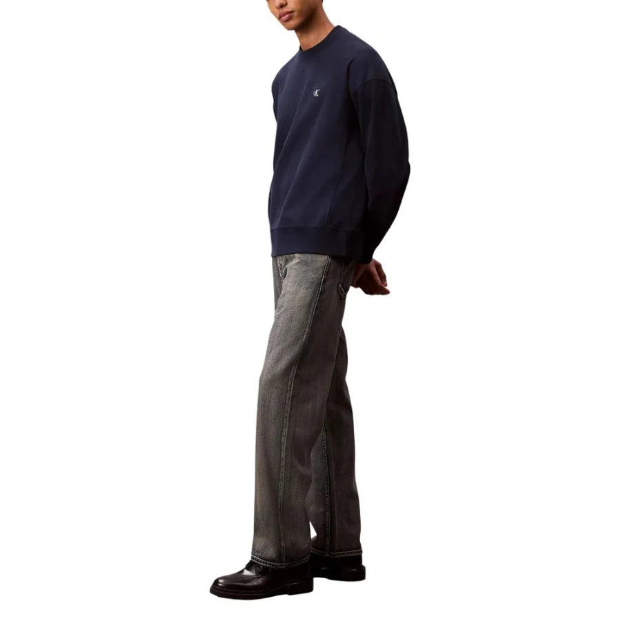Calvin Klein Jeans Beige Cotton Relaxed Fit