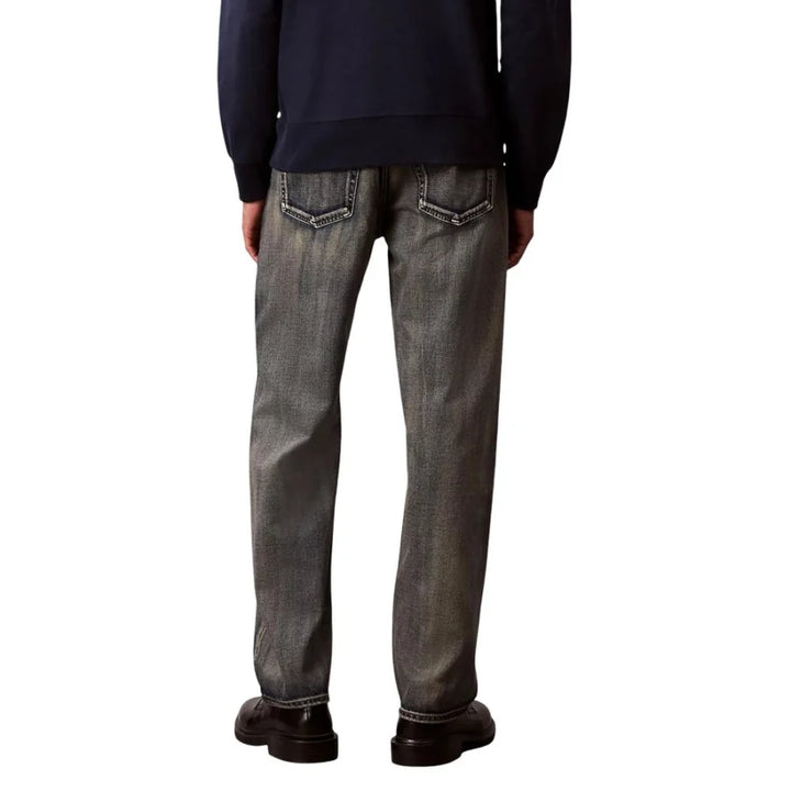 Calvin Klein Jeans Beige Cotton Relaxed Fit