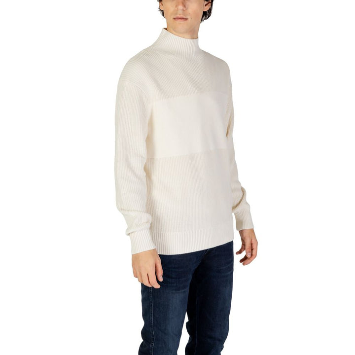 Calvin Klein Jeans Beige Cotton Sweatshirt