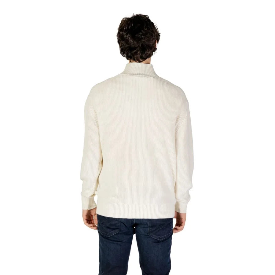 Calvin Klein Jeans Beige Cotton Sweatshirt
