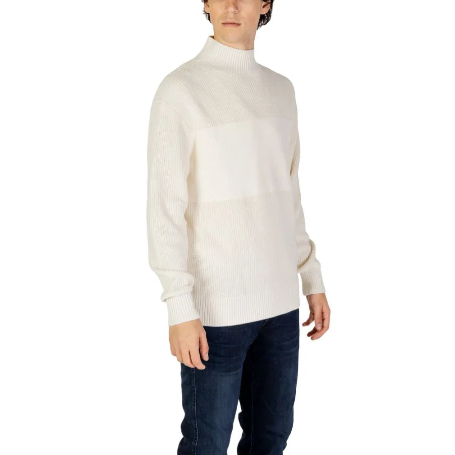 Calvin Klein Jeans Beige Cotton Sweatshirt