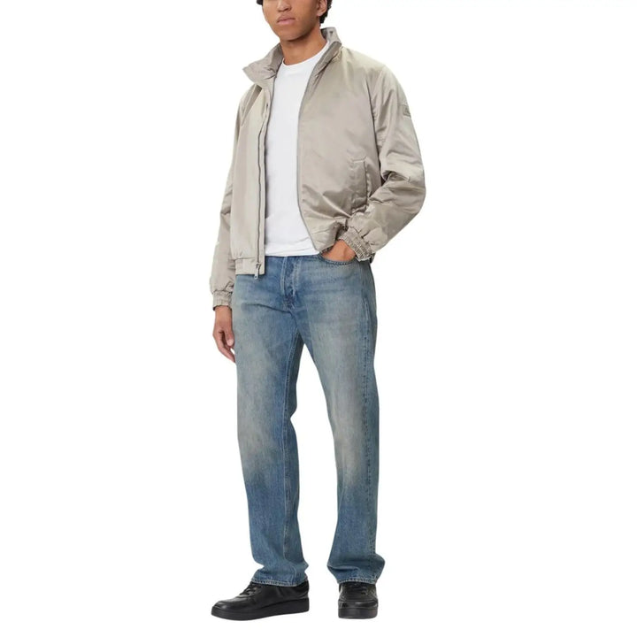Calvin Klein Jeans Beige Recycled Polyester Full-length Jacket