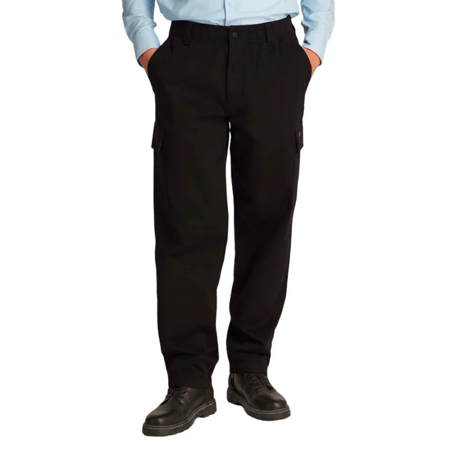 Calvin Klein Jeans Black Cotton Cargo Pants