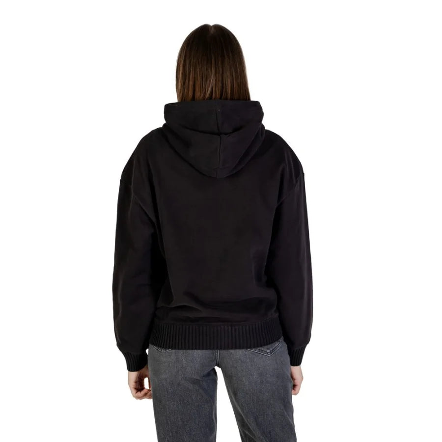 Calvin Klein Jeans Black Cotton Hoodie