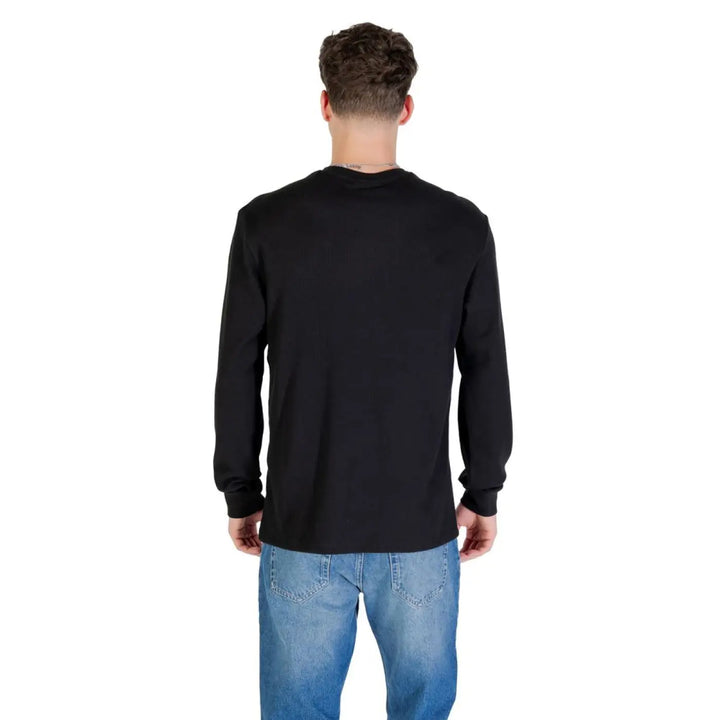 Calvin Klein Jeans Black Cotton Long Sleeve T-shirt