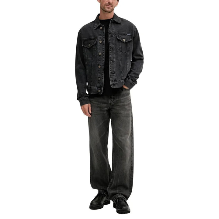 Calvin Klein Jeans Black Cotton Relaxed Fit