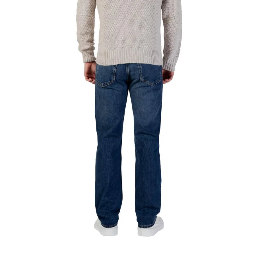 Calvin Klein Jeans Black Cotton Relaxed Fit