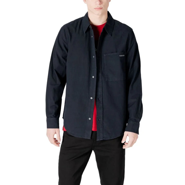 Calvin Klein Jeans Black Cotton Shirt