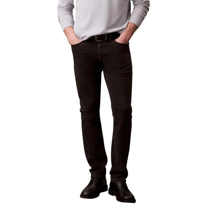 Calvin Klein Jeans Black Cotton Skinny