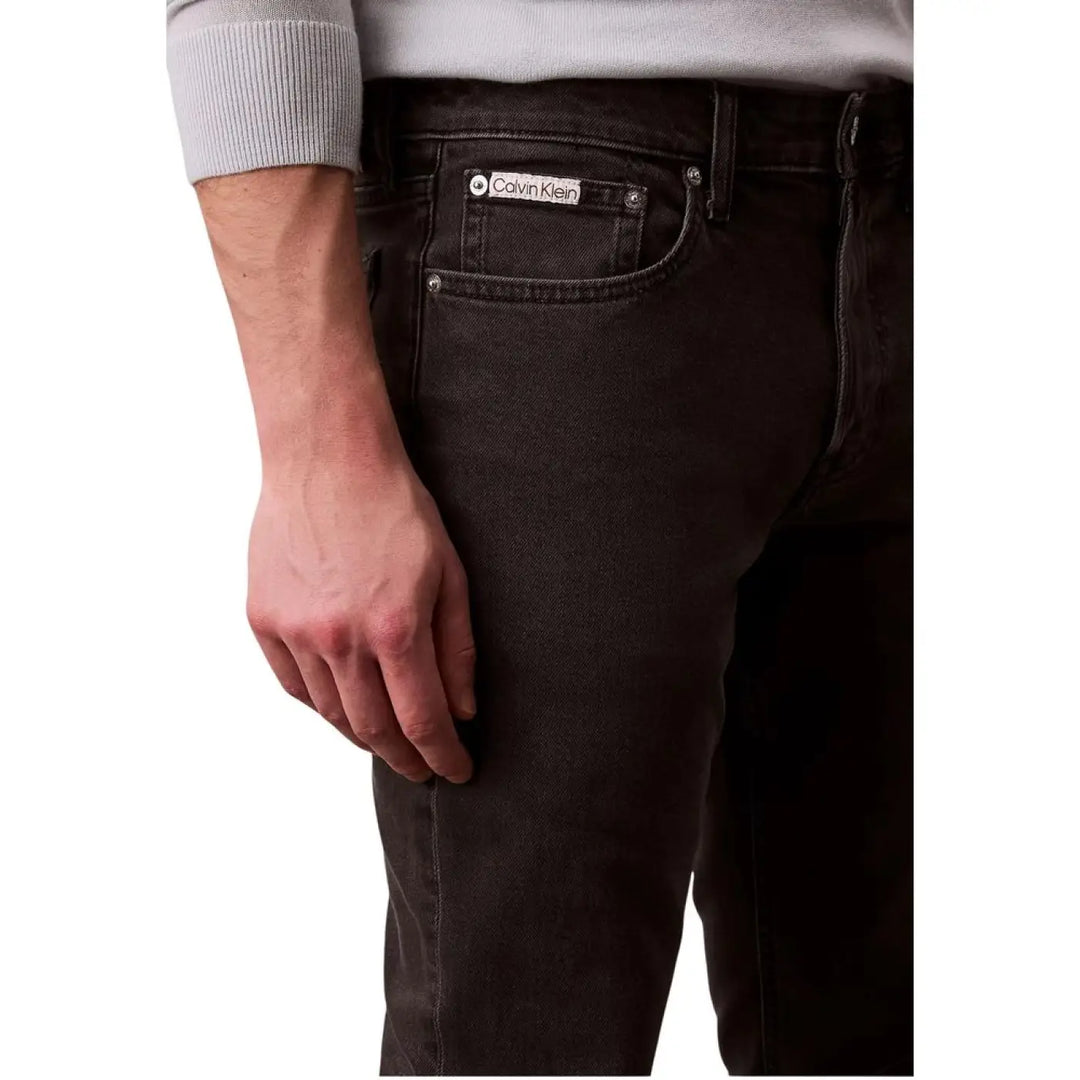 Calvin Klein Jeans Black Cotton Skinny
