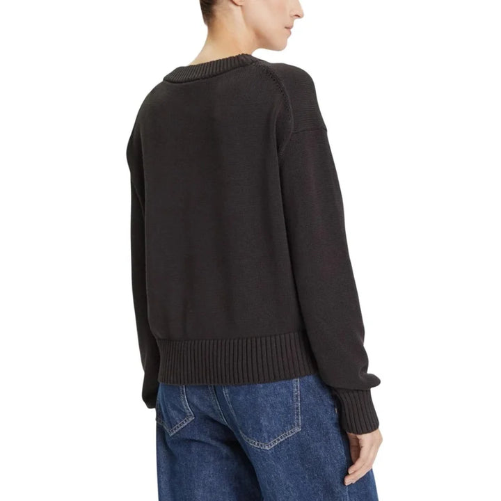Calvin Klein Jeans Black Cotton Sweatshirt