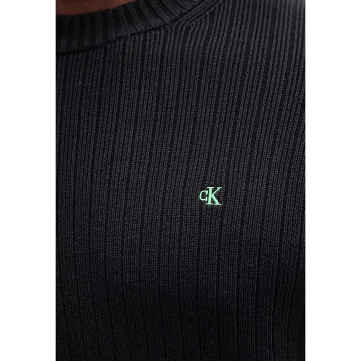 Calvin Klein Jeans Black Cotton Sweatshirt