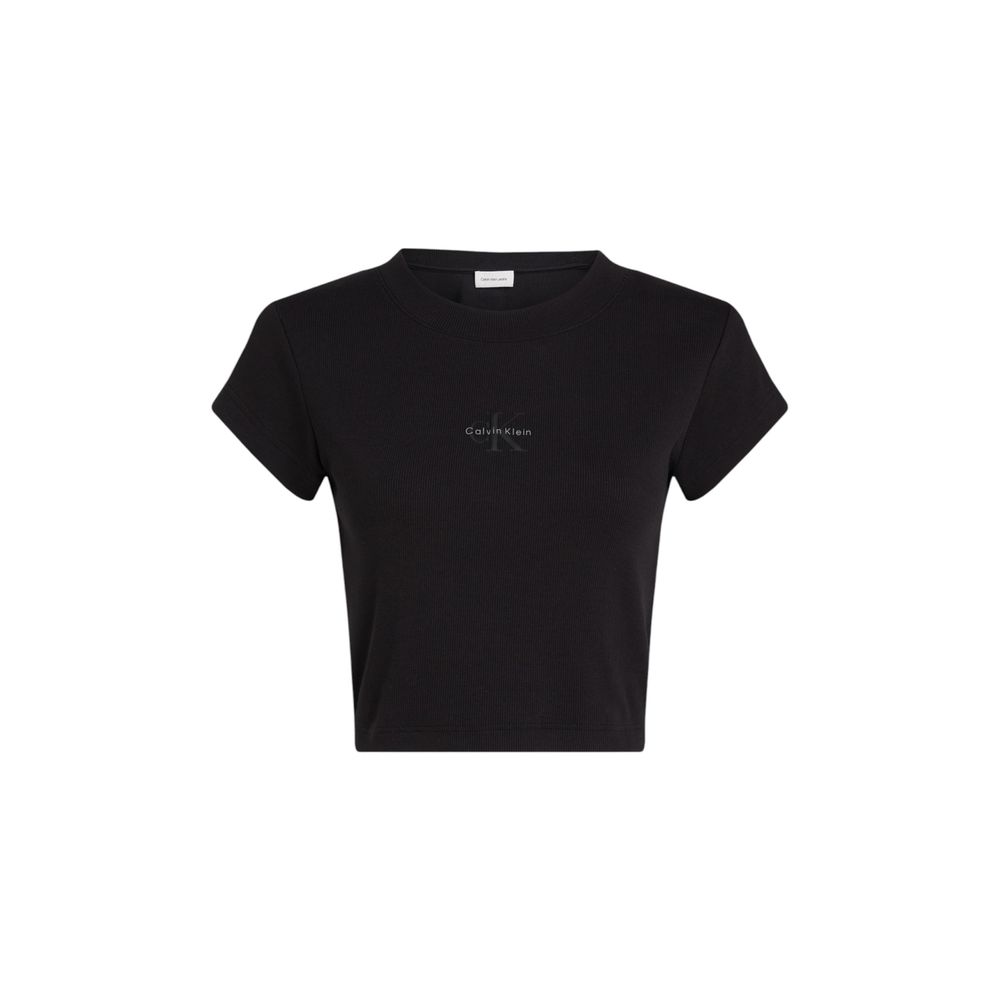 Calvin Klein Jeans - Black Cotton T-Shirt