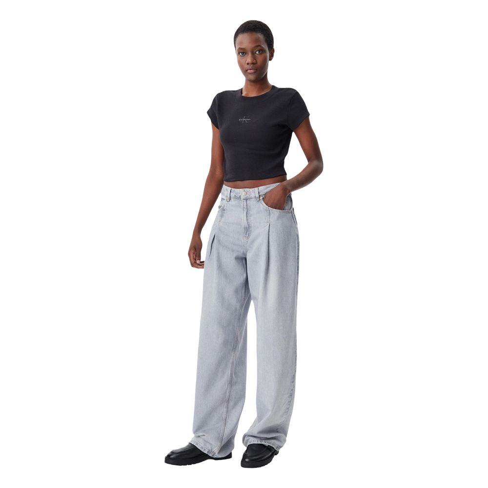Calvin Klein Jeans - Black Cotton T-Shirt