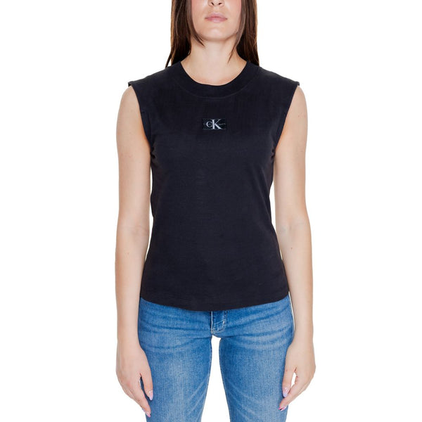 Calvin Klein Jeans - Black Cotton T-Shirt
