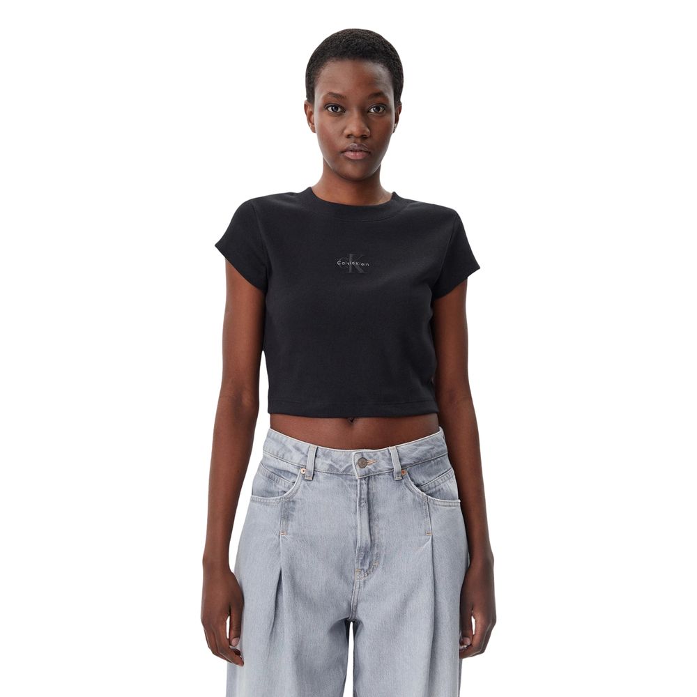 Calvin Klein Jeans - Black Cotton T-Shirt