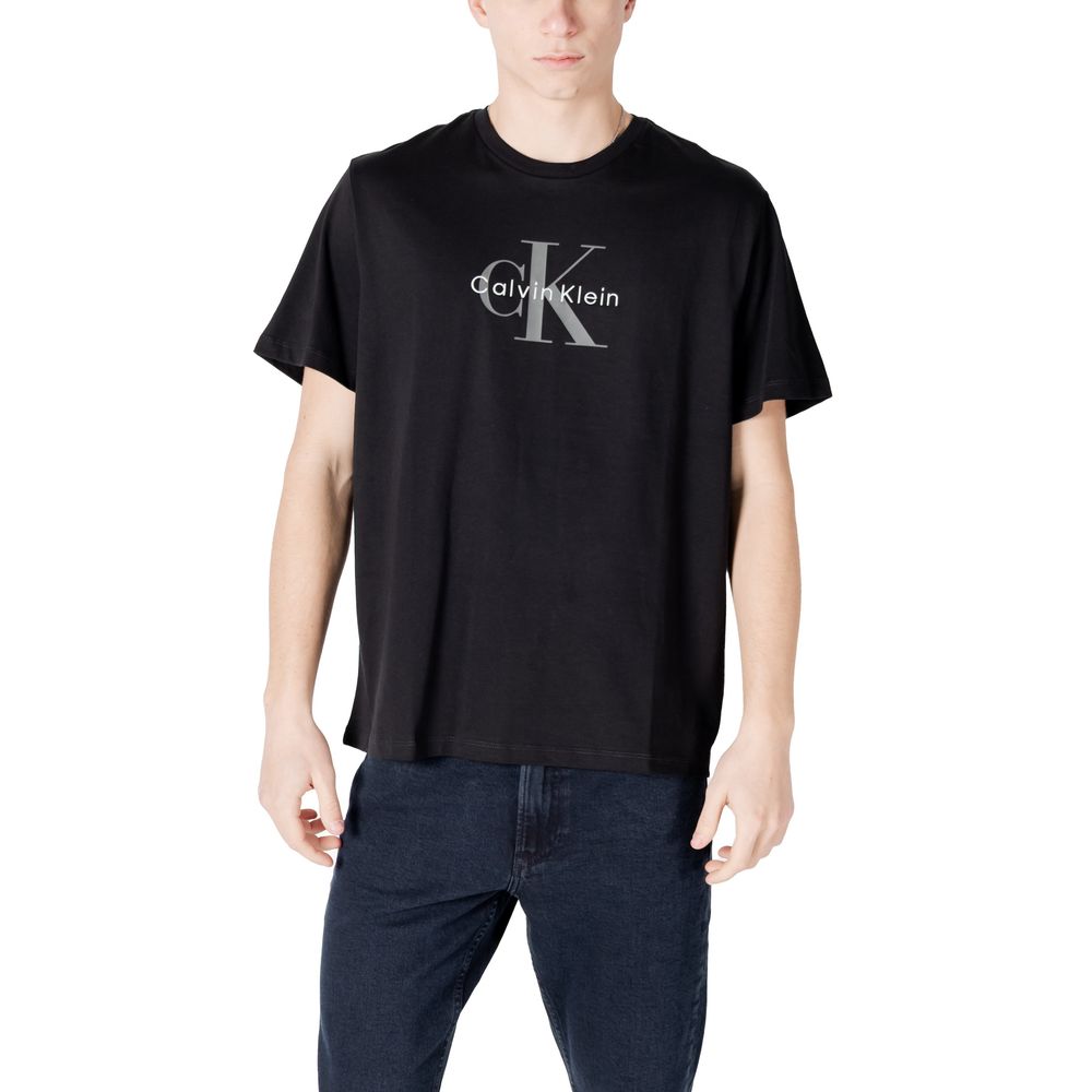 Calvin Klein Jeans Black Cotton T-shirt