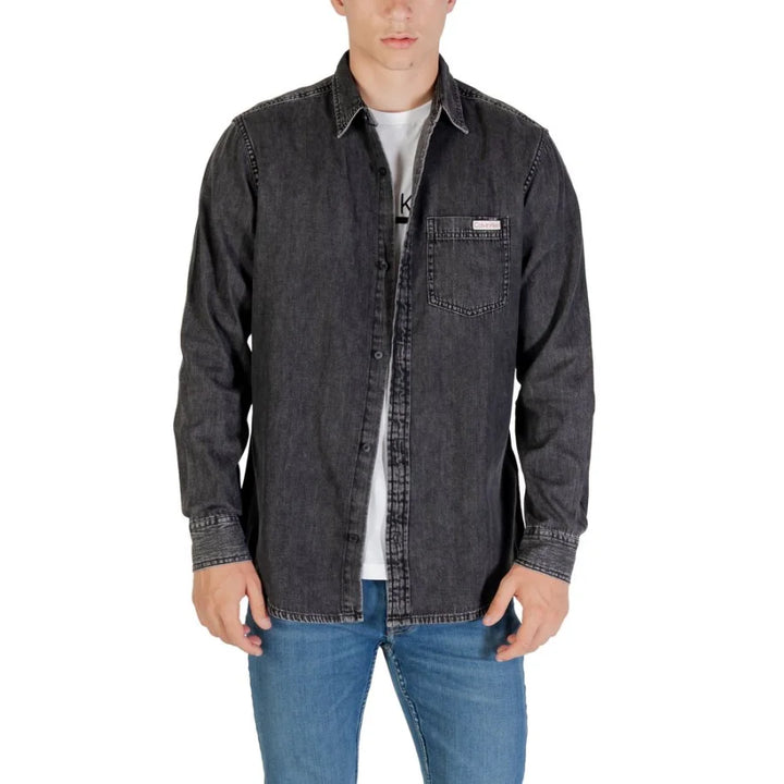 Calvin Klein Jeans Black Denim Shirt
