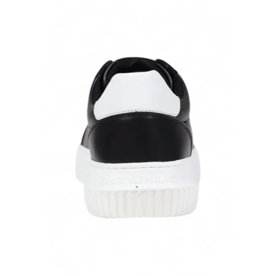 Calvin Klein Jeans Black Leather Chunky Sneakers