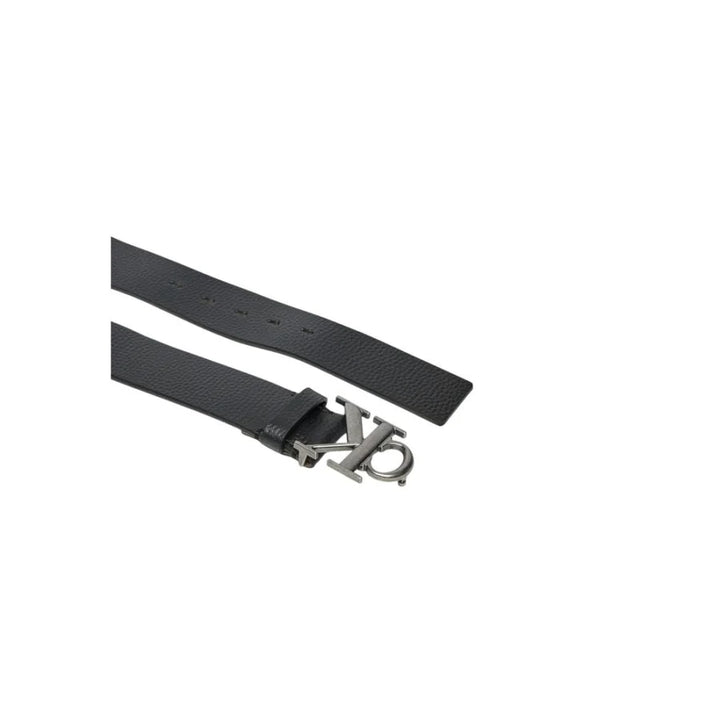 Calvin Klein Jeans Black Leather Regular Belt