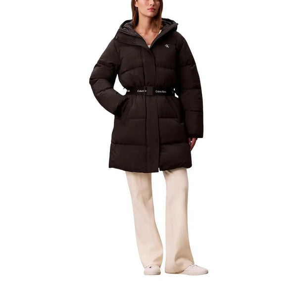 Calvin Klein Jeans Black Polyamide Coat