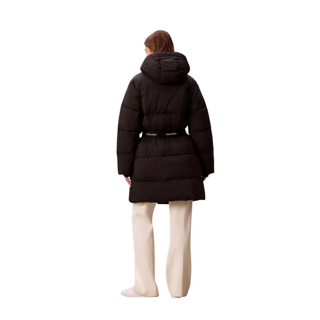 Calvin Klein Jeans Black Polyamide Coat