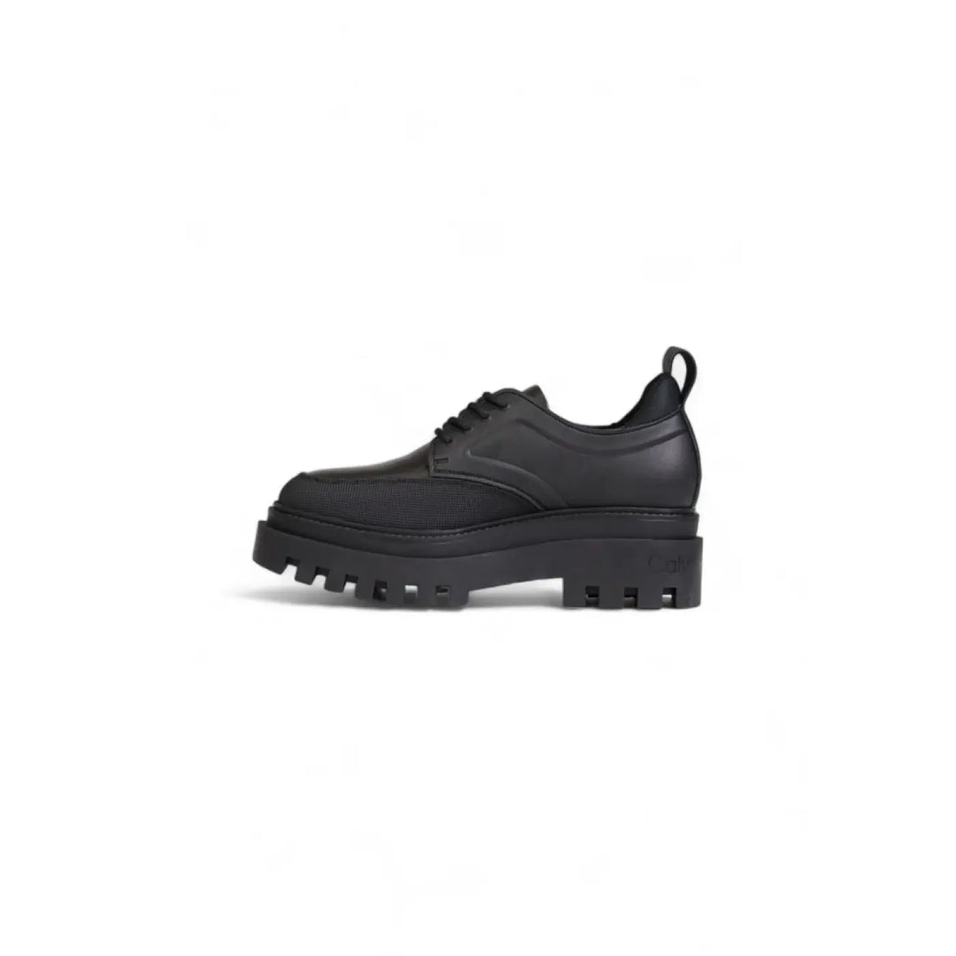 Calvin Klein Jeans Black Polyethylene Platform Pumps