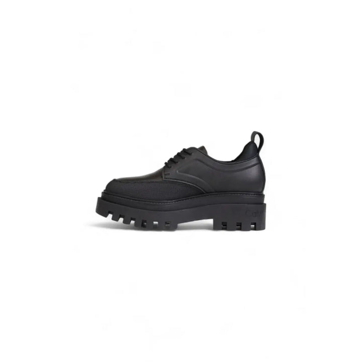 Calvin Klein Jeans Black Polyethylene Platform Pumps