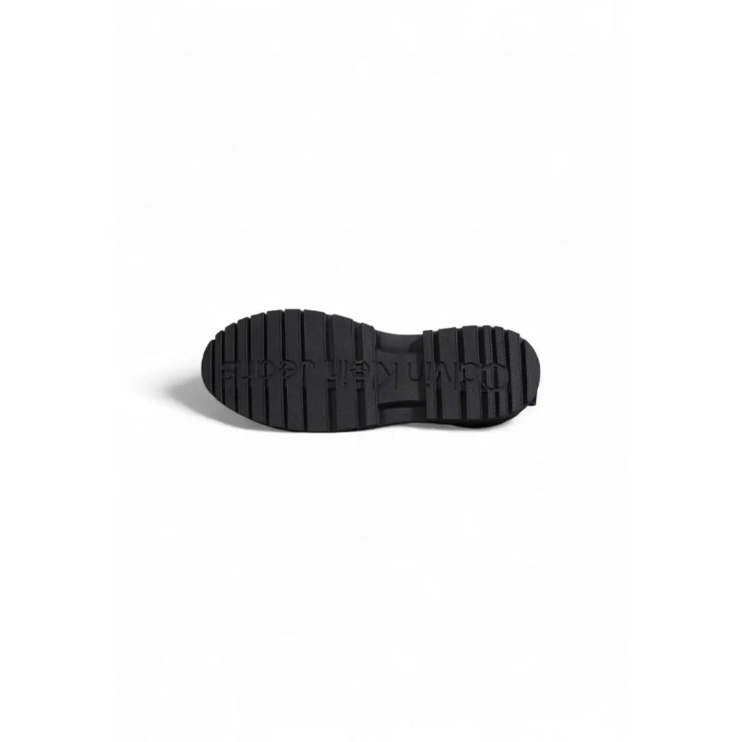 Calvin Klein Jeans Black Suede Leather Oxfords And Derbies
