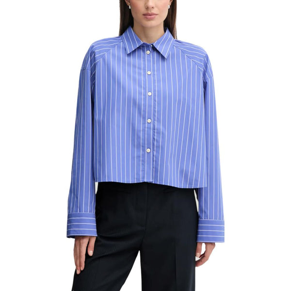 Calvin Klein Jeans Blouses - Women’s Blue Cotton Blouse