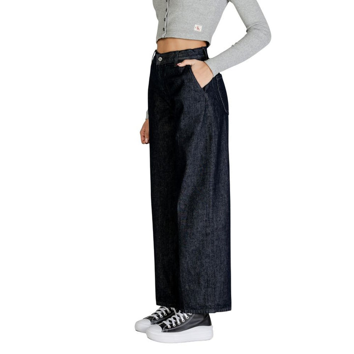 Calvin Klein Jeans Blue Cotton Bootcut