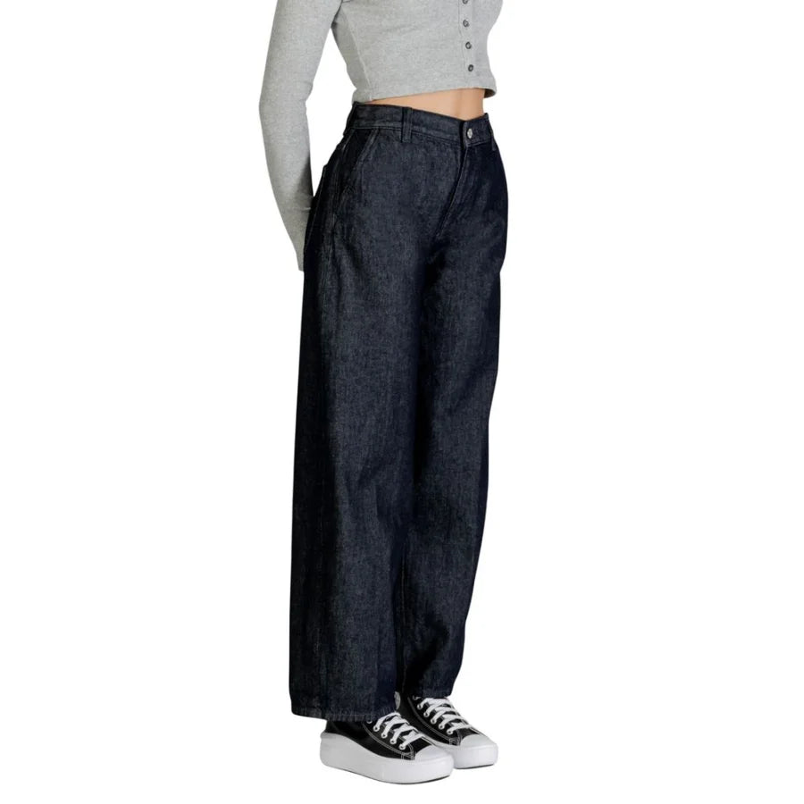 Calvin Klein Jeans Blue Cotton Bootcut