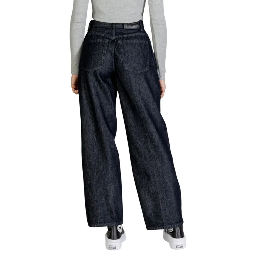 Calvin Klein Jeans Blue Cotton Bootcut