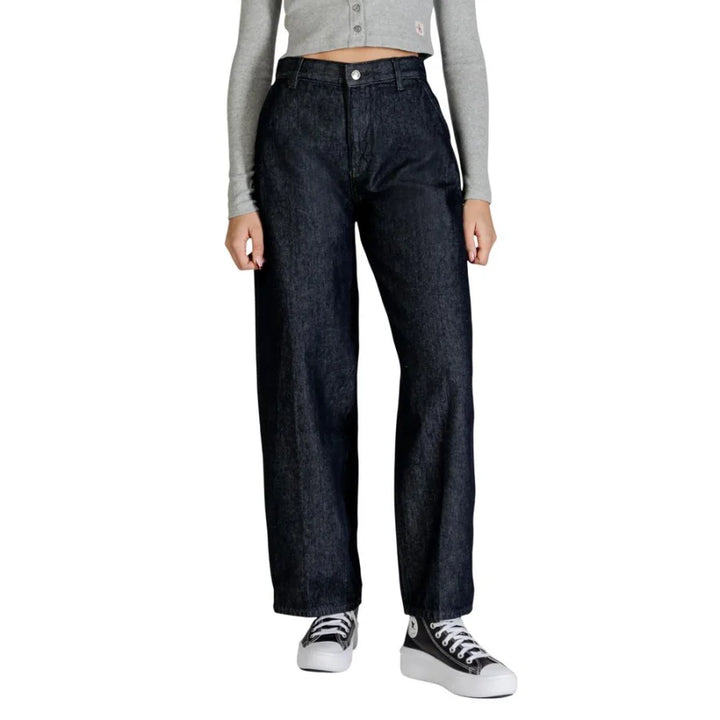 Calvin Klein Jeans Blue Cotton Bootcut