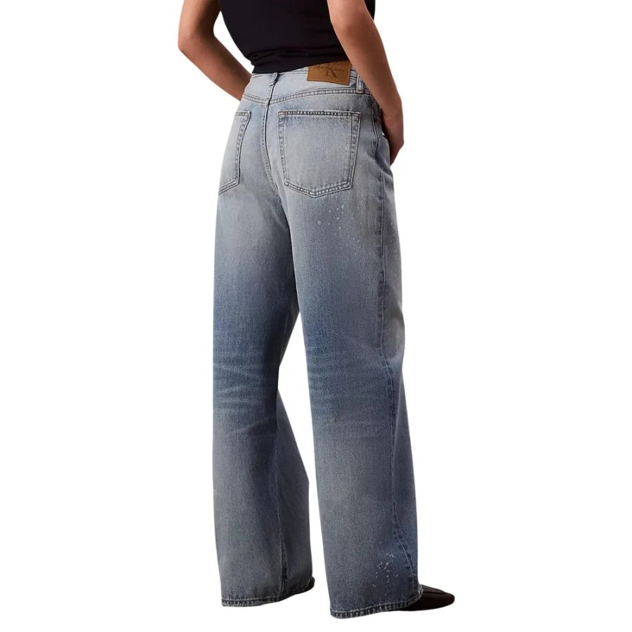 Calvin Klein Jeans Blue Cotton Bootcut