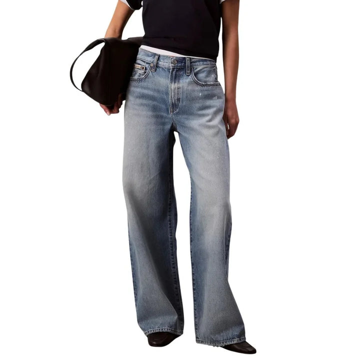 Calvin Klein Jeans Blue Cotton Bootcut