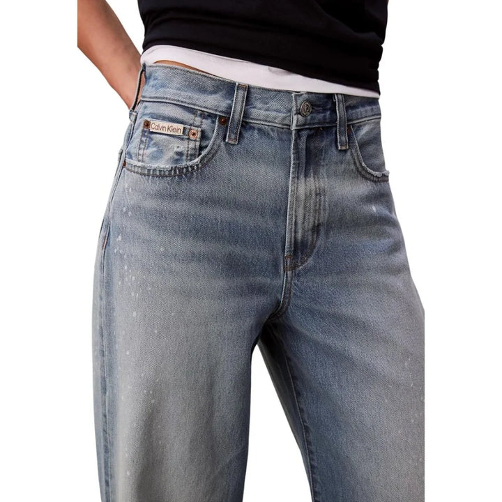 Calvin Klein Jeans Blue Cotton Bootcut