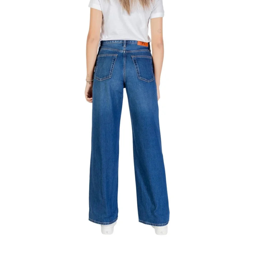 Calvin Klein Jeans Blue Cotton Boyfriend