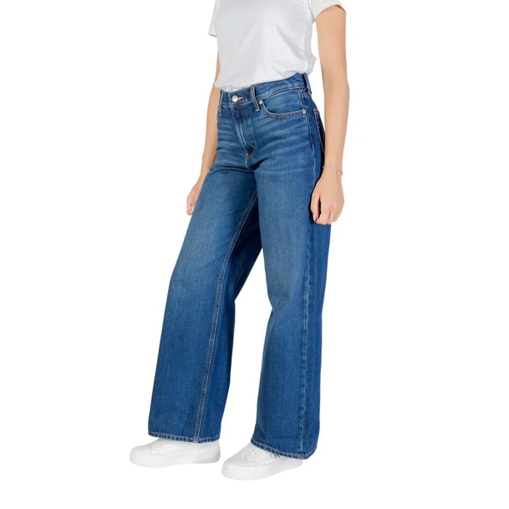 Calvin Klein Jeans Blue Cotton Boyfriend